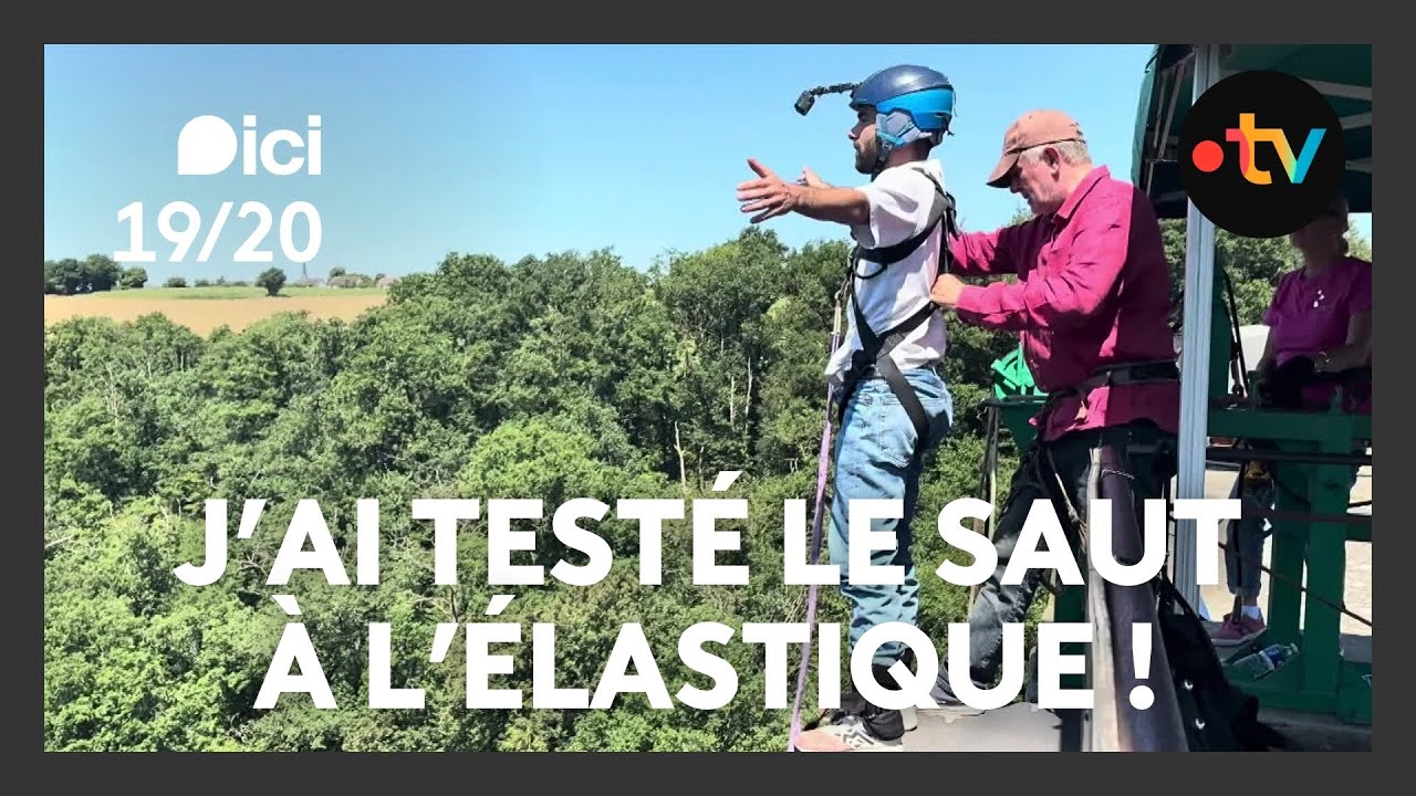 J'ai testé un saut à l'élastique d'un viaduc à 45m 😱, adrénaline garantie dans les Alpes Mancelles !