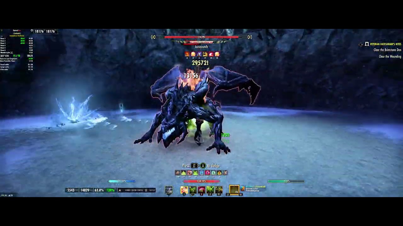 ESO U46 PTS- 316.9k Oakensoul one-bar Veteran Vateshran Full Run