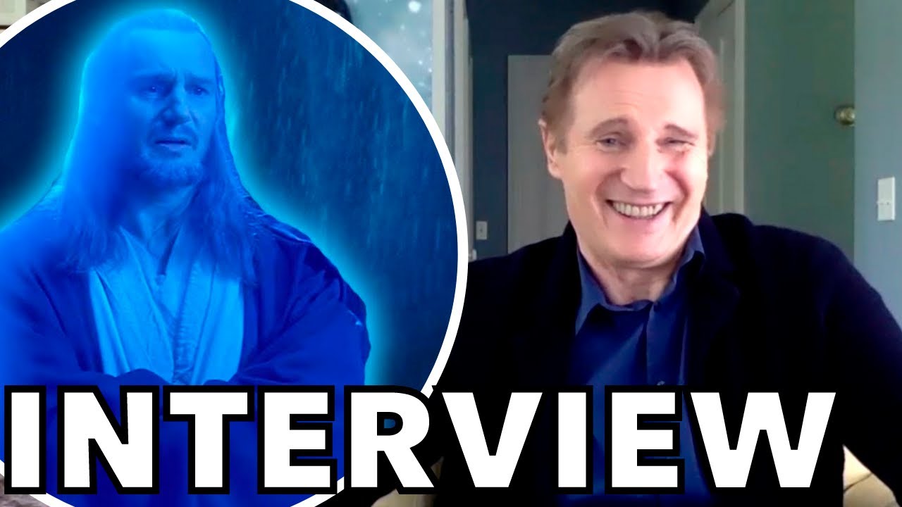Liam Neeson Reveals What Force Ghost Qui-Gon WOULD Say To Obi-Wan In Disney+ Series | FUN INTERVIEW
