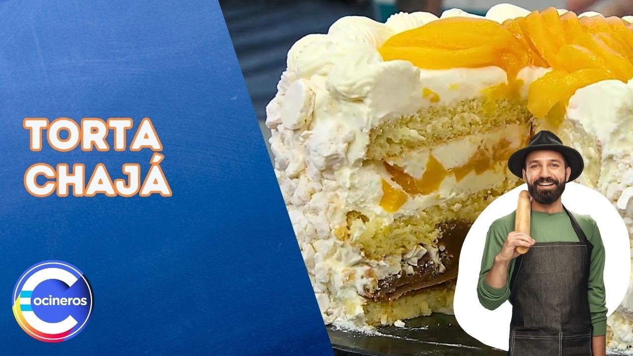 Cómo hacer la clásica TORTA CHAJÁ | Receta Fácil y Deliciosa de Lucho 🍰🤤 Cocineros argentinos