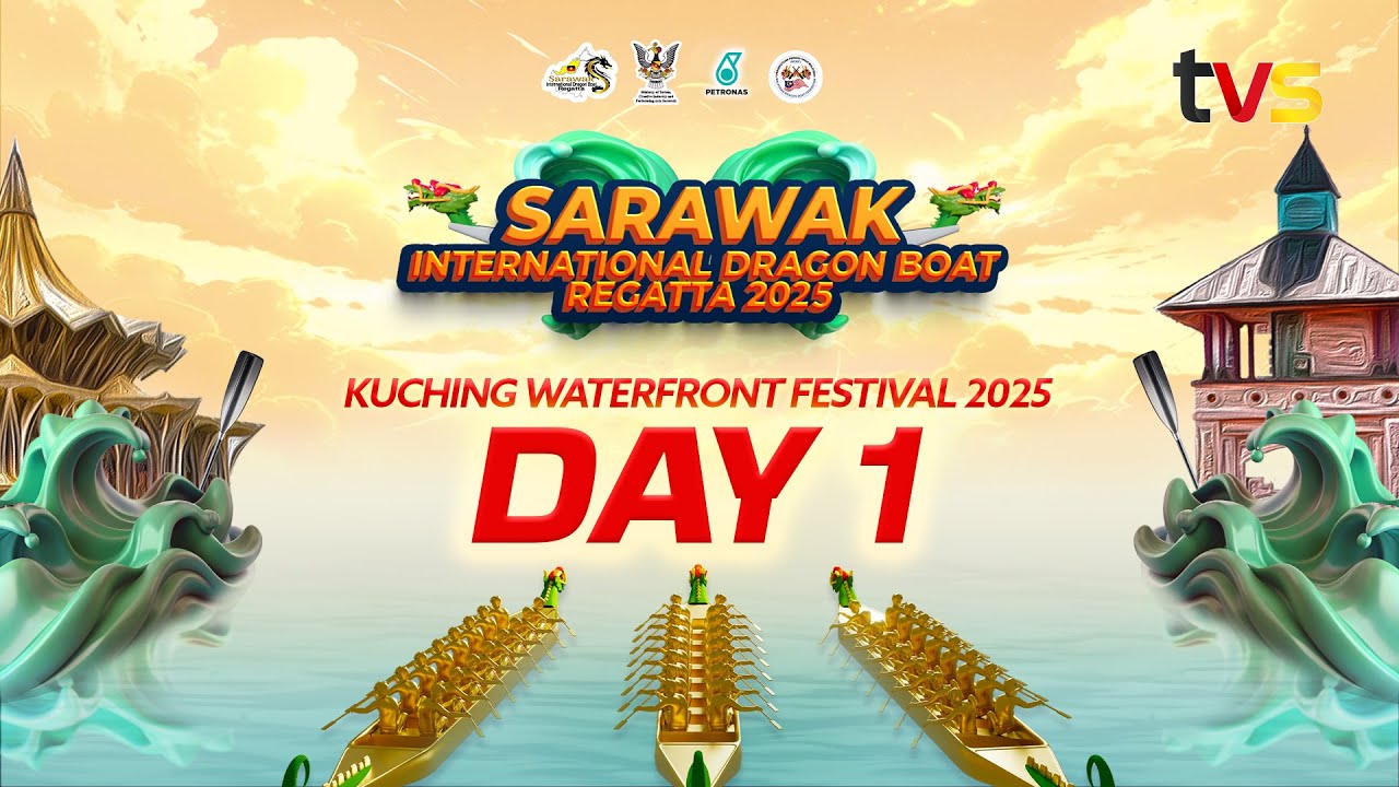 [LIVE]  Day 1 of Sarawak International Dragon Boat Regatta 2025 | Morning Session