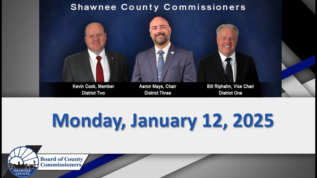 Shawnee County Kansas Commission Meeting 2026/01/12