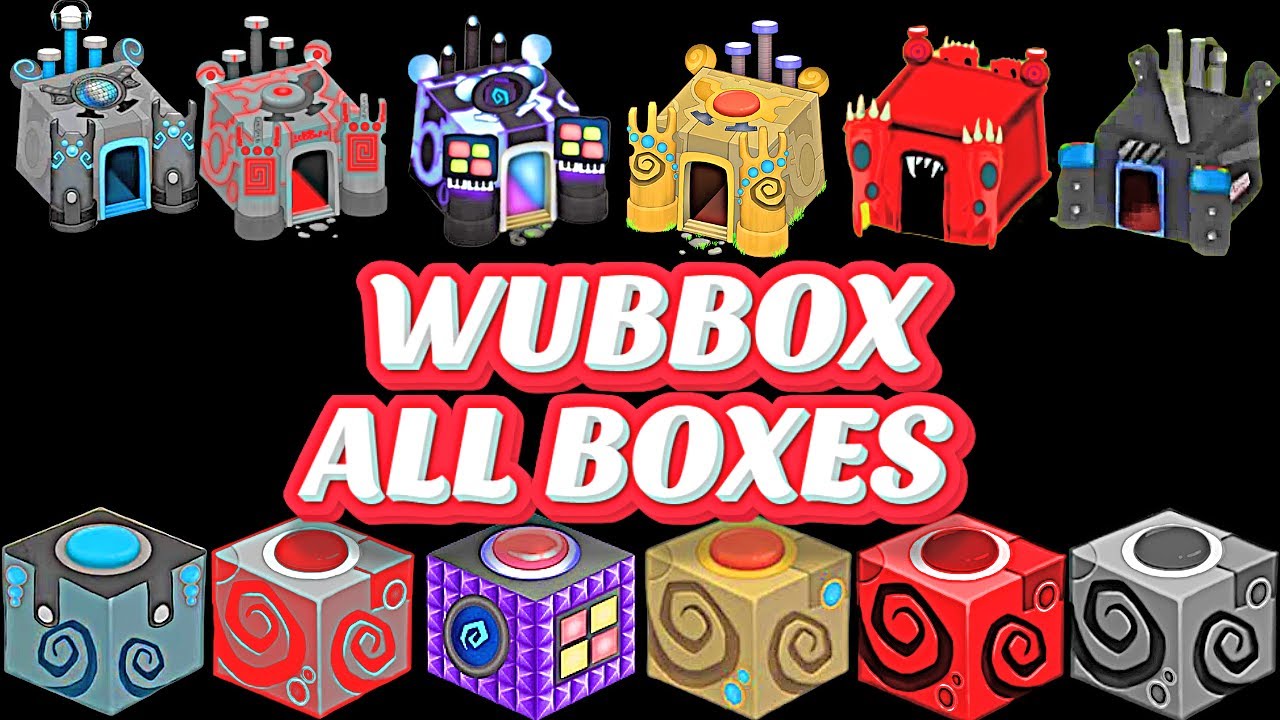 ALL WUBBOX👾 UP/DOWN : ALL EGGS AND BOXES WITH SOUNDS ALL ISLANDS🏝 