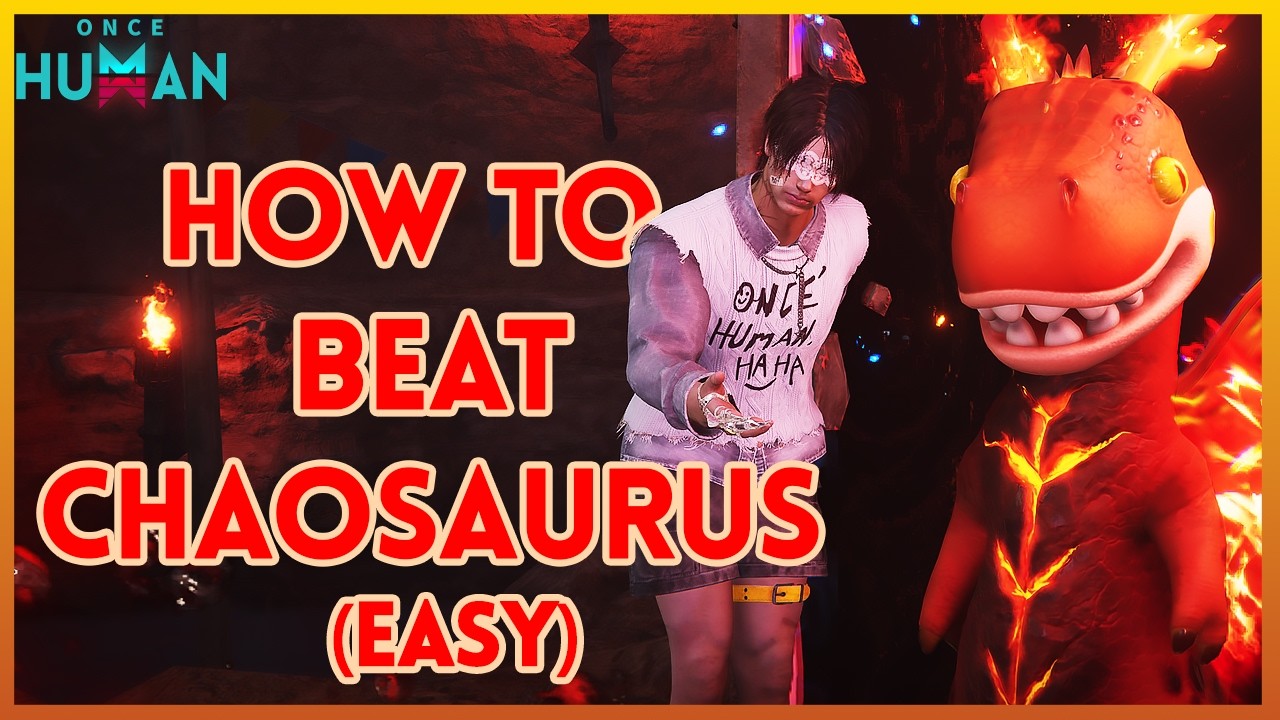 How to Beat Chaosaurus Arena Easily! - Once Human Deviation Secure, Capture, Preserve