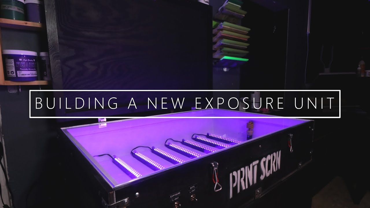 Building A New DIY Exposure Unit /// Screen Printing Halftones