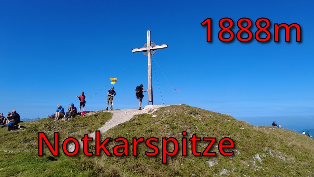 Zur Notkarspitze über den Ochsensitz - 4k