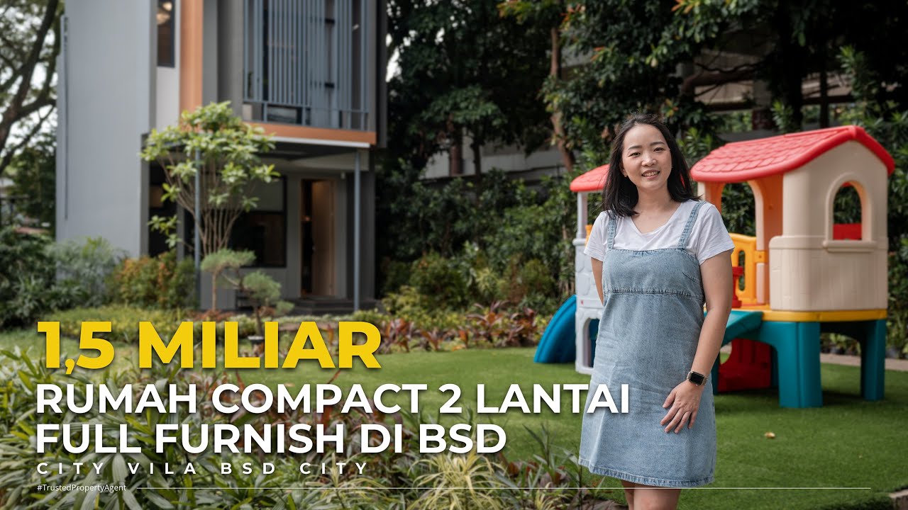 Rumah Full Furnish BSD | City Villa Cluster Ostara Sinarmas Land
