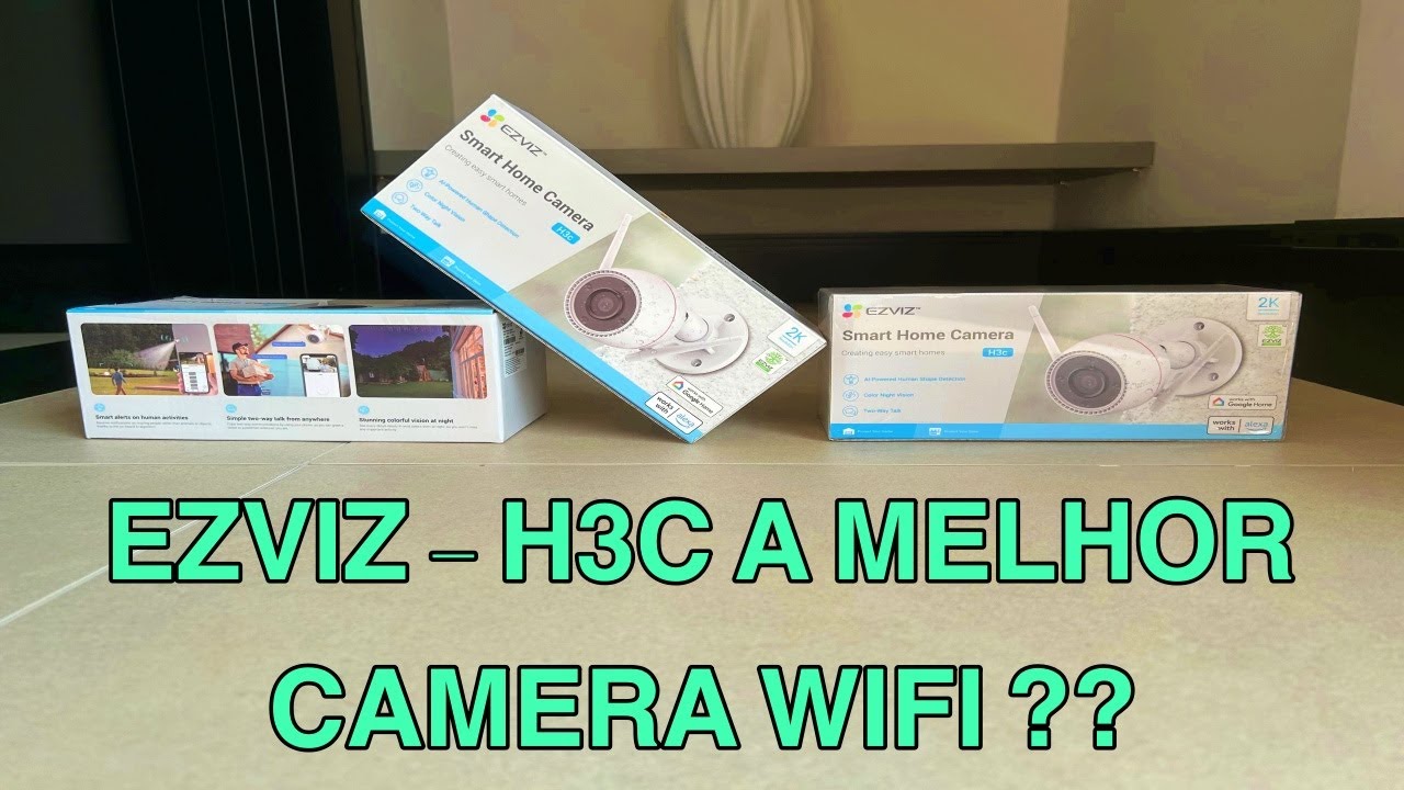 Como instalar câmera wifi ? EZVIZ H3C 2K Com cartão de memória.