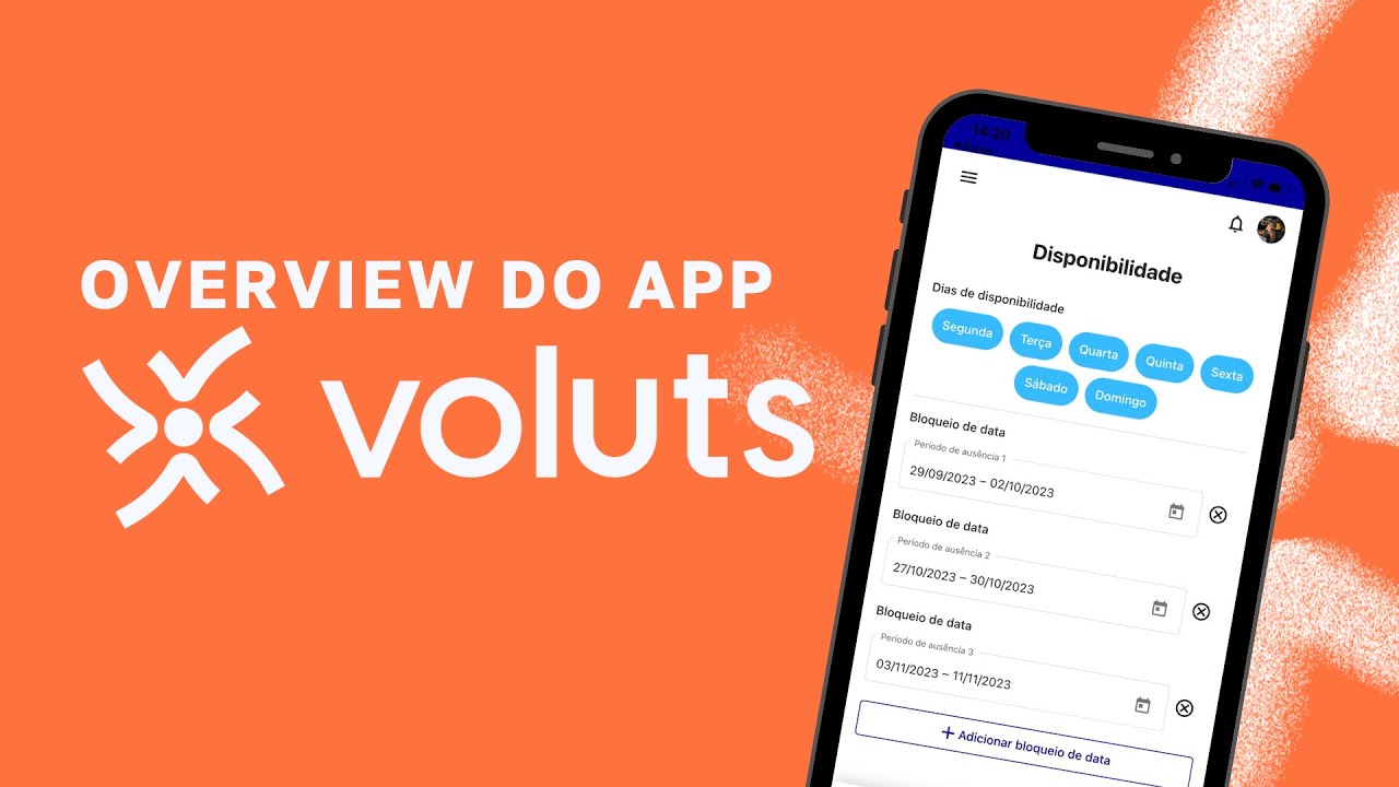 Conheça o Voluts | Overview do app