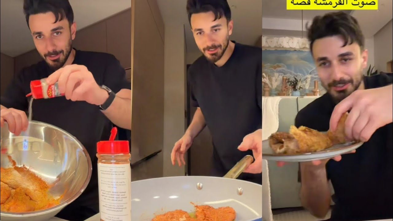أسامة وشيرين ❤️  صندويش شاورما عالسريع خفيف وطيب 