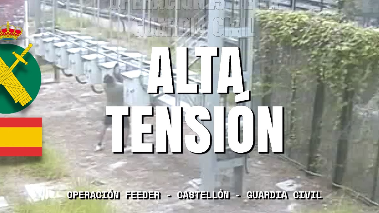Desarticulado un grupo criminal especializado en el robo de cableado de alta tensión en vías férreas