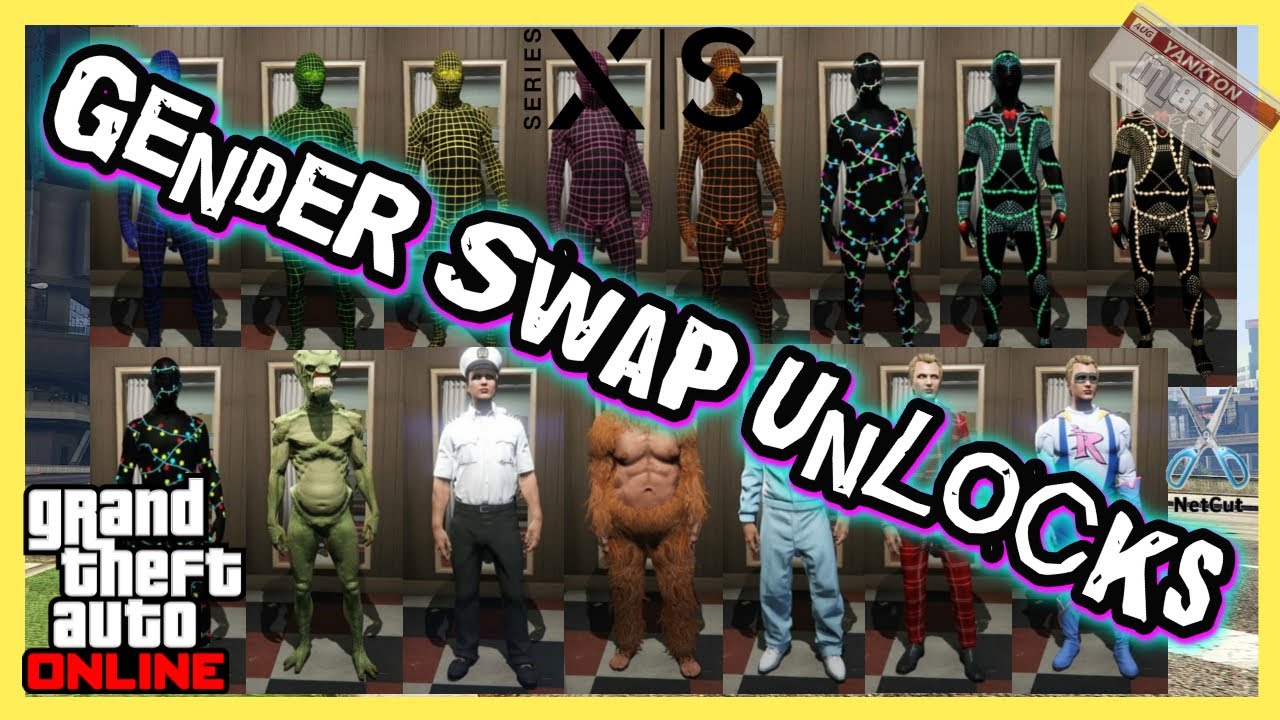 GTA Online | Gender Swap Unlocks | XBOX SERIES X|S, NetCut