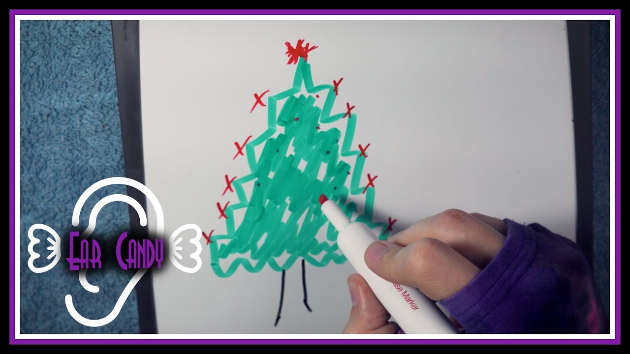 ASMR - Whiteboard Writing - No Talking (4k)