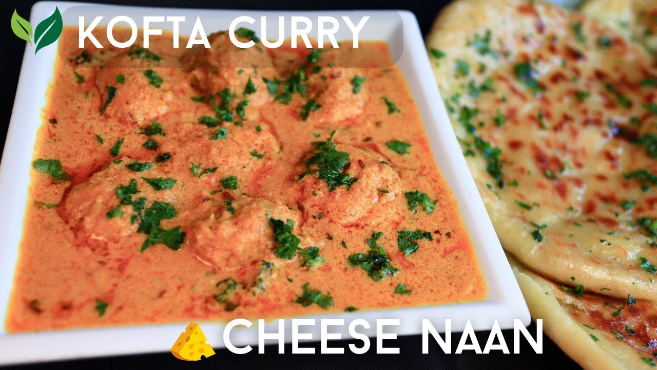 Recette indienne: Naan au fromage et curry de boulettes de chou-fleur 🧀🥘