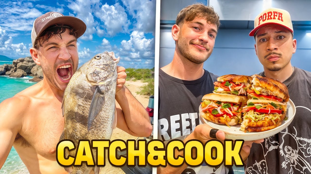 THE BEST FISH FRY PO' BOYS YOU'LL EVER MAKE! (CATCH and COOK)