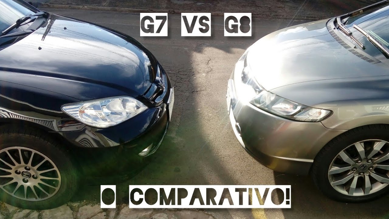 Honda Civic G7 vs Honda Civic G8. O Comparativo! #civic #honda #hondacivic #newcivic #vtec