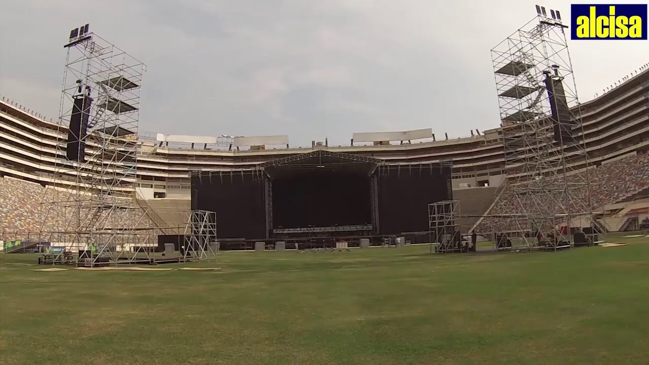ALCISA ESTRUCTURAS - ROLLING STONES OLE TOUR 2016 - LIMA, PERU