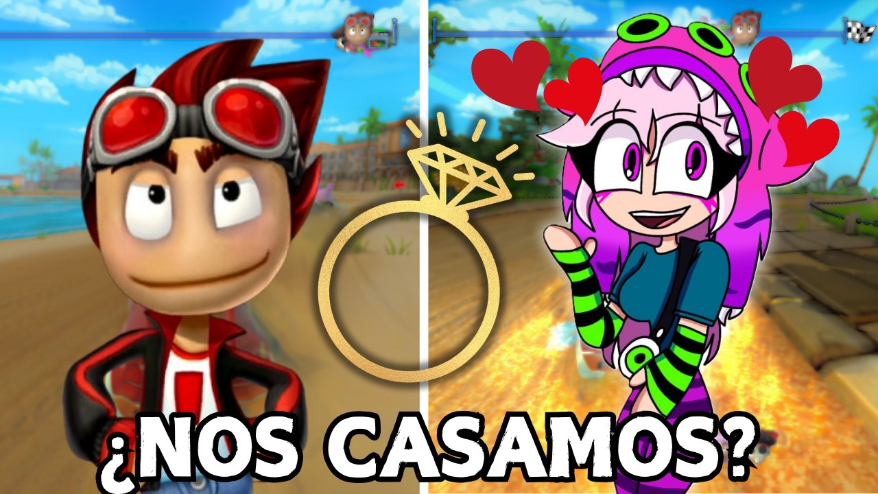 🔥¡MIKKA ME DIJO QUE LE GUSTO… Y AHORA NOS VAMOS A CASAR! 💍 (Beach Buggy Racing)