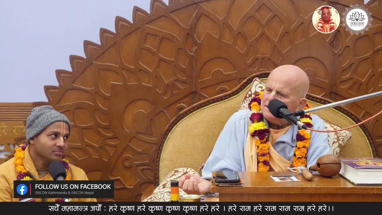 Srimad Bhagavatam class by HH Mahavishnu Swami Maharaj | SB 4.29.42-44