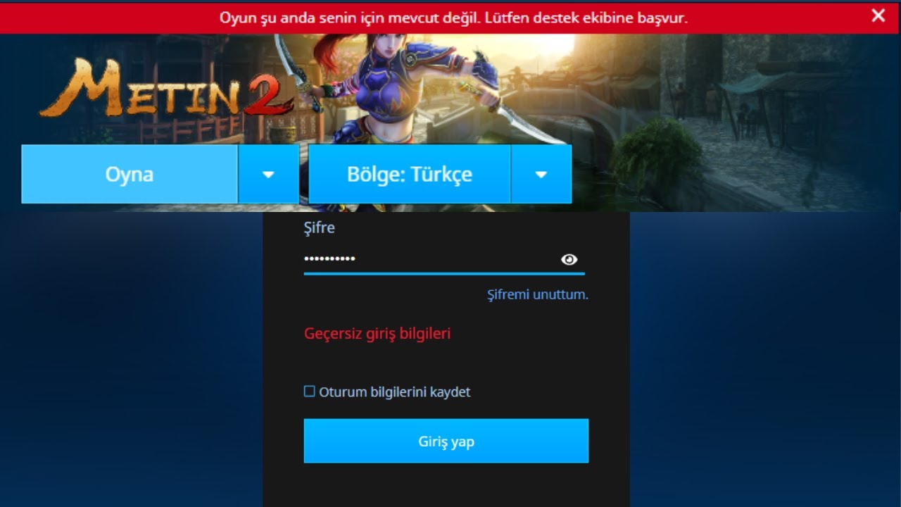 HESAPLARIM KAPATILDI | GEÇERSİZ GİRİŞ BİLGİLERİ & OYUN SENİN İÇİN MEVCUT DEĞİL  | Metin2 Marmara