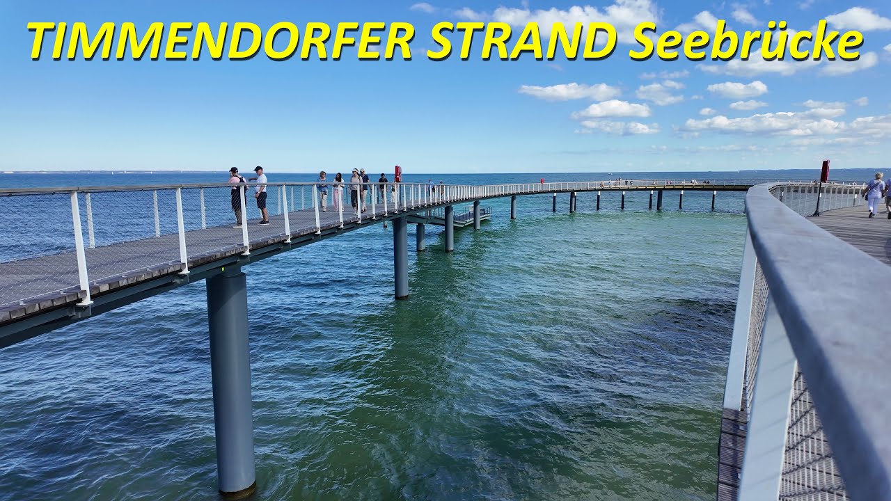 Timmendorfer Strand 4K | Maritim Seebrücke Sommer 2025