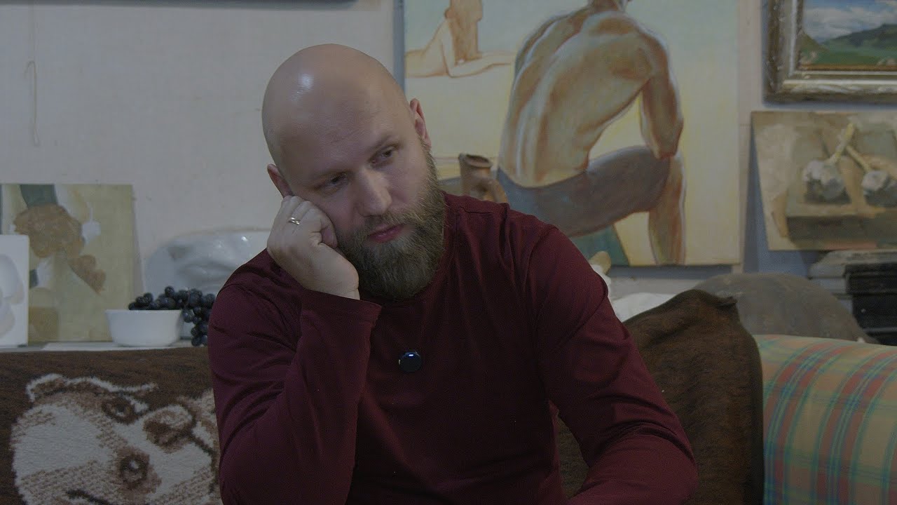 В мастерской художника Андрея Смирнова