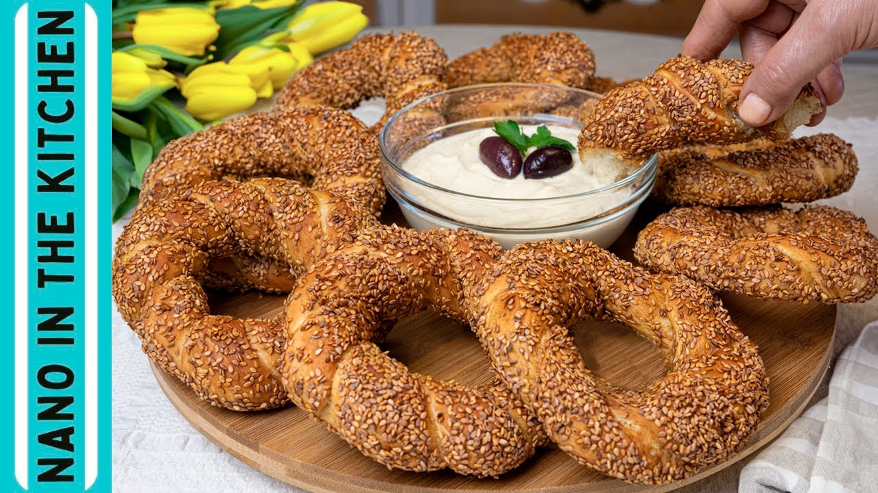 Παραδοσιακά Κουλούρια Θεσσαλονίκης | Traditional Bagels from Thessaloniki | Nano in the kitchen