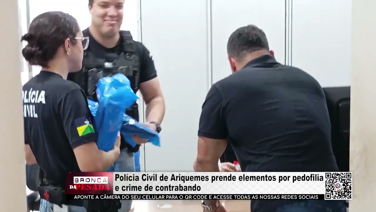 Polícia Civil de Ariquemes prende elementos por pedofilia e crime de contrabando