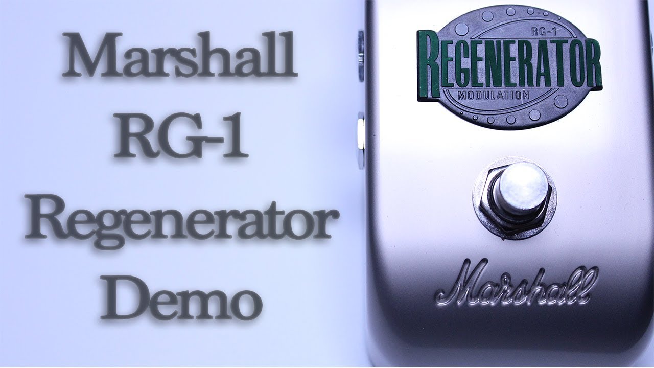 Marshall - RG-1 Regenerator Modulation - Demo (Including expression function.)