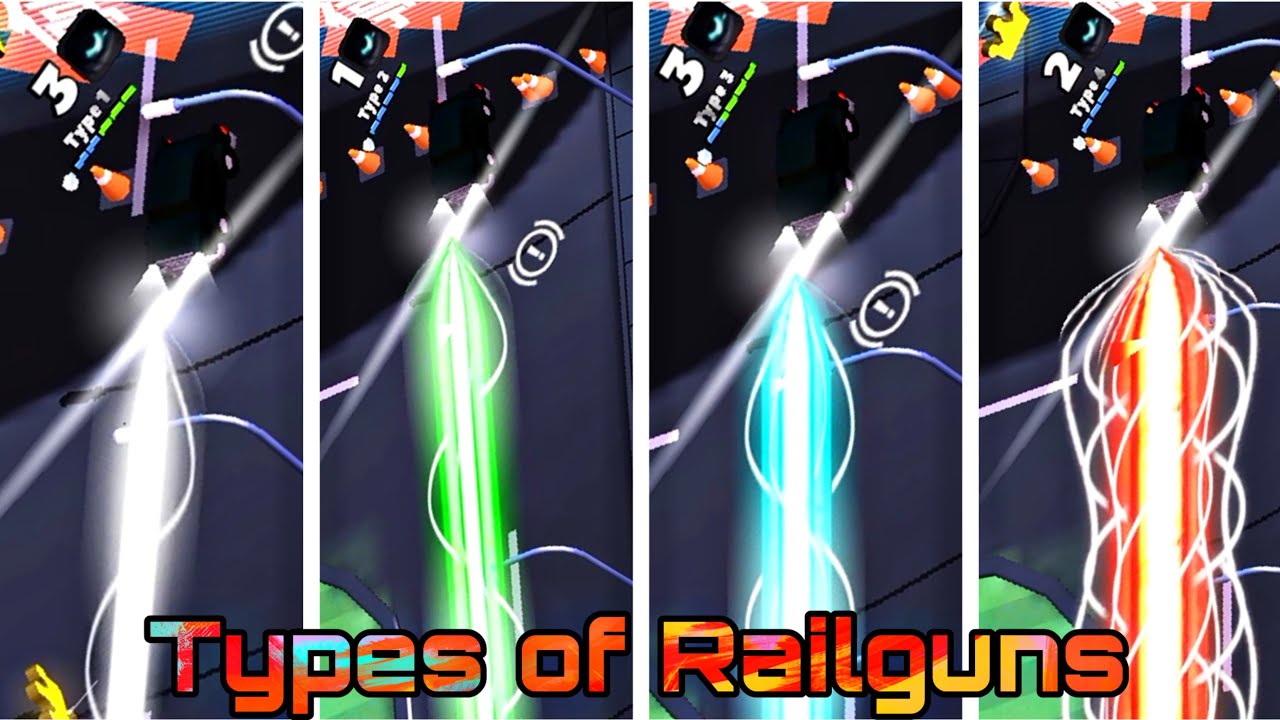 All Types of Railguns | Crash of Cars