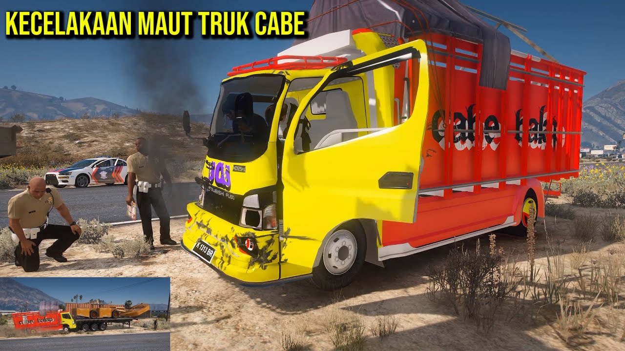 KECELAKAAN MAUT TRUK CABE GTA 5
