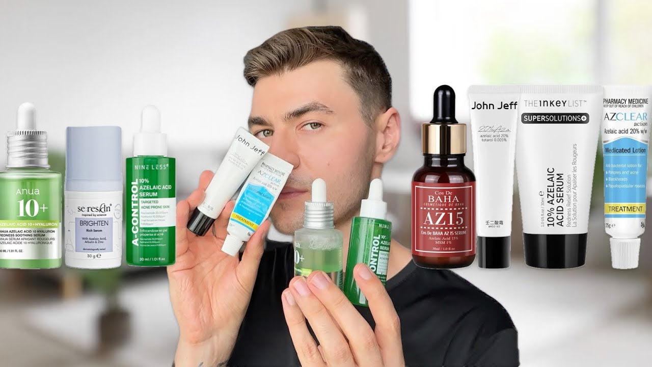 I've tried 8 Azelaic acid products for acne, rosacea, pigmentation (best & worst)
