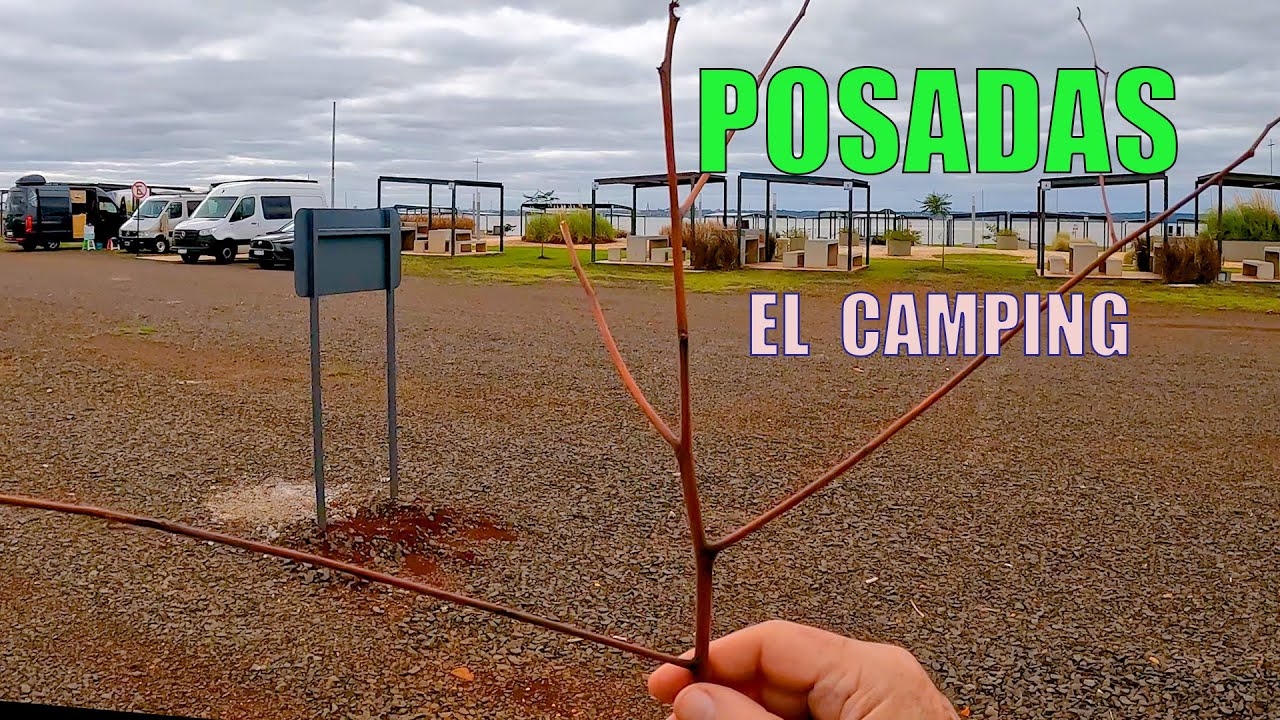 Llego al camping municipal de Posadas que se acaba de inaugurar, días de frío!!