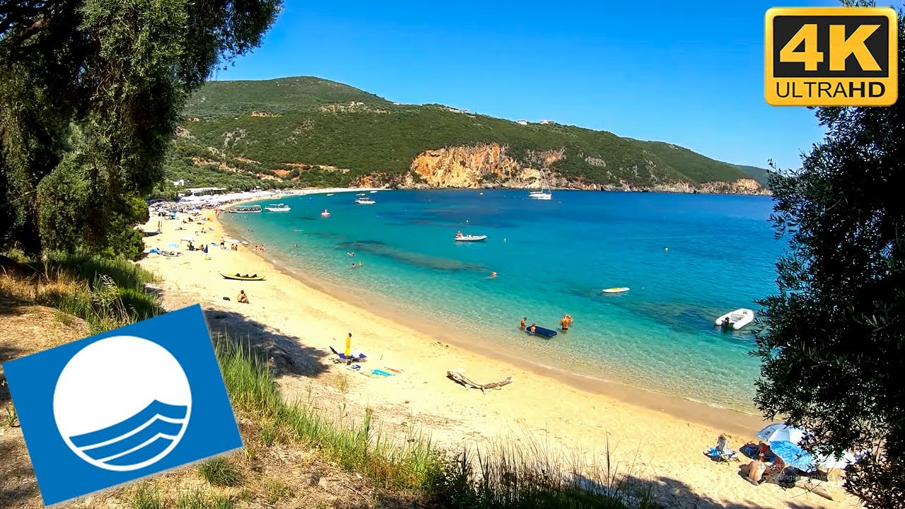 LICHNOS beach in 4K, Parga