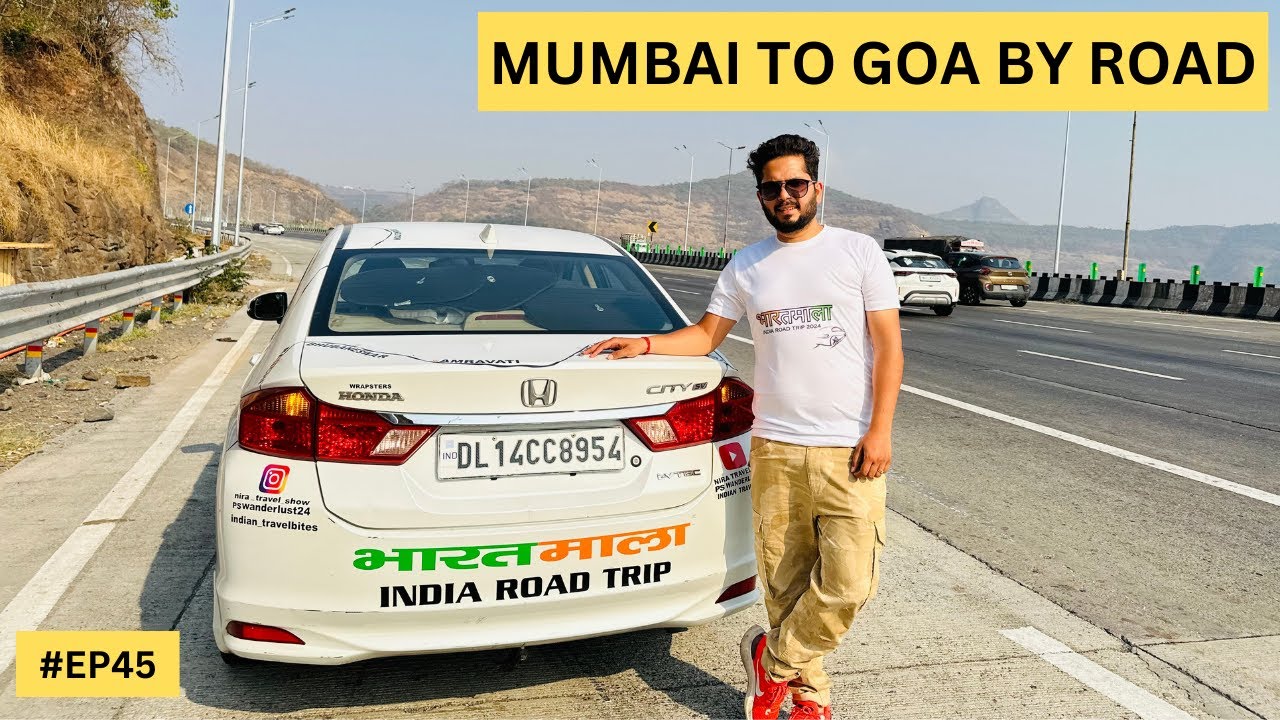 Mumbai to goa by road | Amboli ghat via PUNE | Kolhapur| 200000km BharatMala India Roadtrip #EP-45