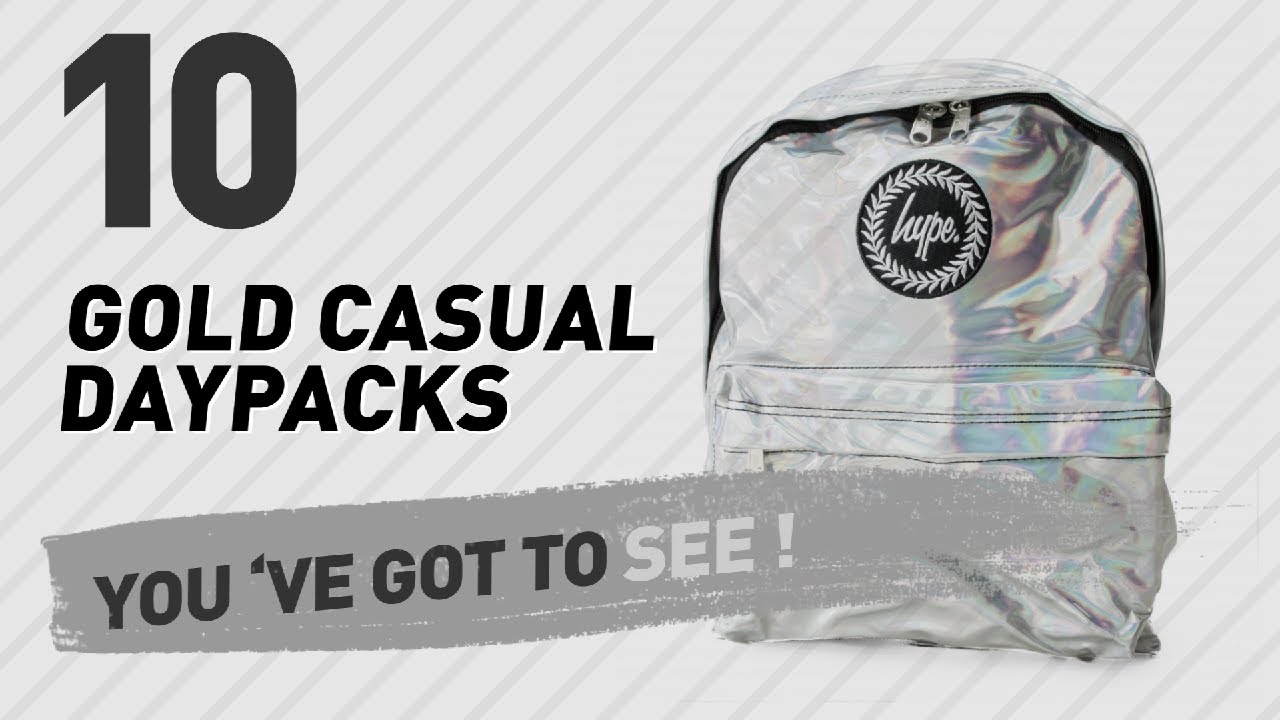 Gold Casual Daypacks // The Most Popular 2017