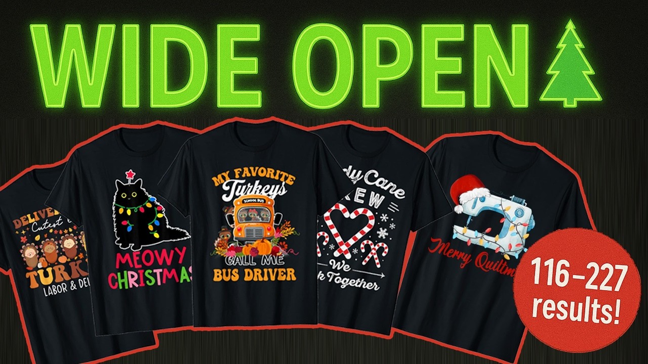 Holiday T-Shirt Niches 2025: 5 Winners You Can Rank For