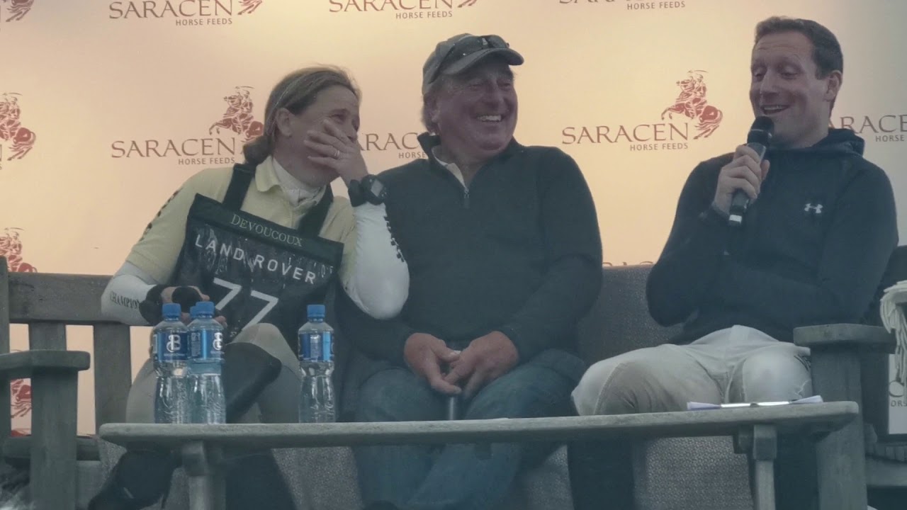 Pippa Funnell & Oliver Townend share their thoughts on the XC at Burghley Horse Trials 2019