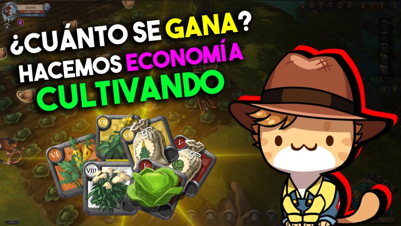 🥕¿Sigue Siendo RENTABLE?🌽| Hacer PLATA con Cultivos | Albion Online En Español