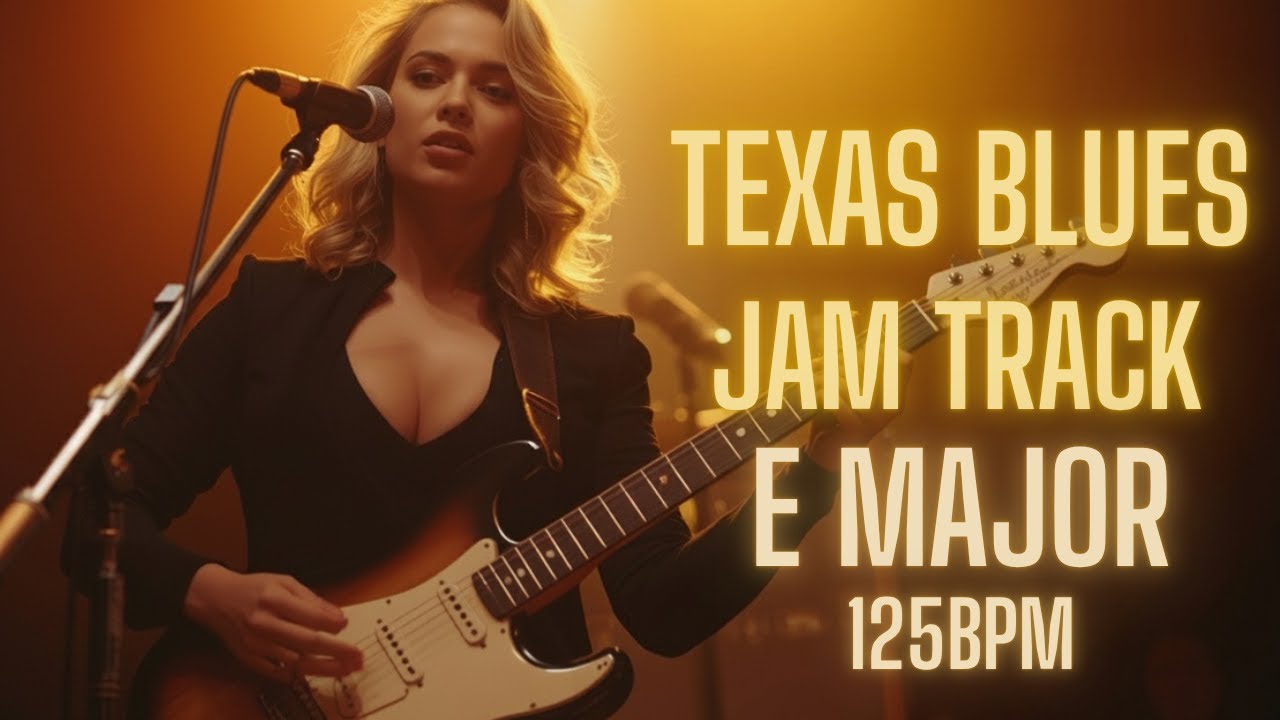 125 BPM | Texas Blues Backing Track in E – Full Band Jam (For Guitarists)