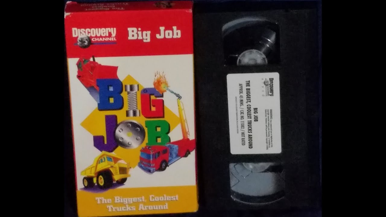 Big Job: The Biggest, Coolest Trucks Around (2000 Discovery Channel Video VHS)