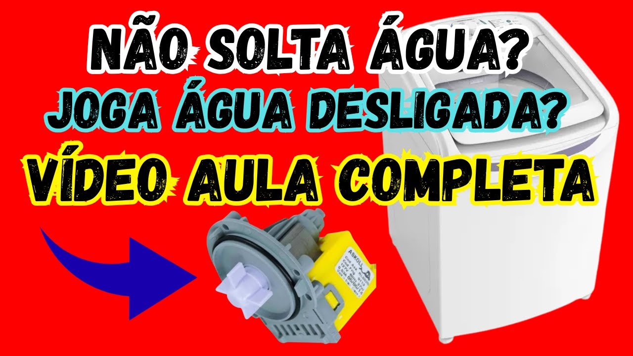 Máquina de lavar Electrolux - Não centrifuga - Não joga água fora