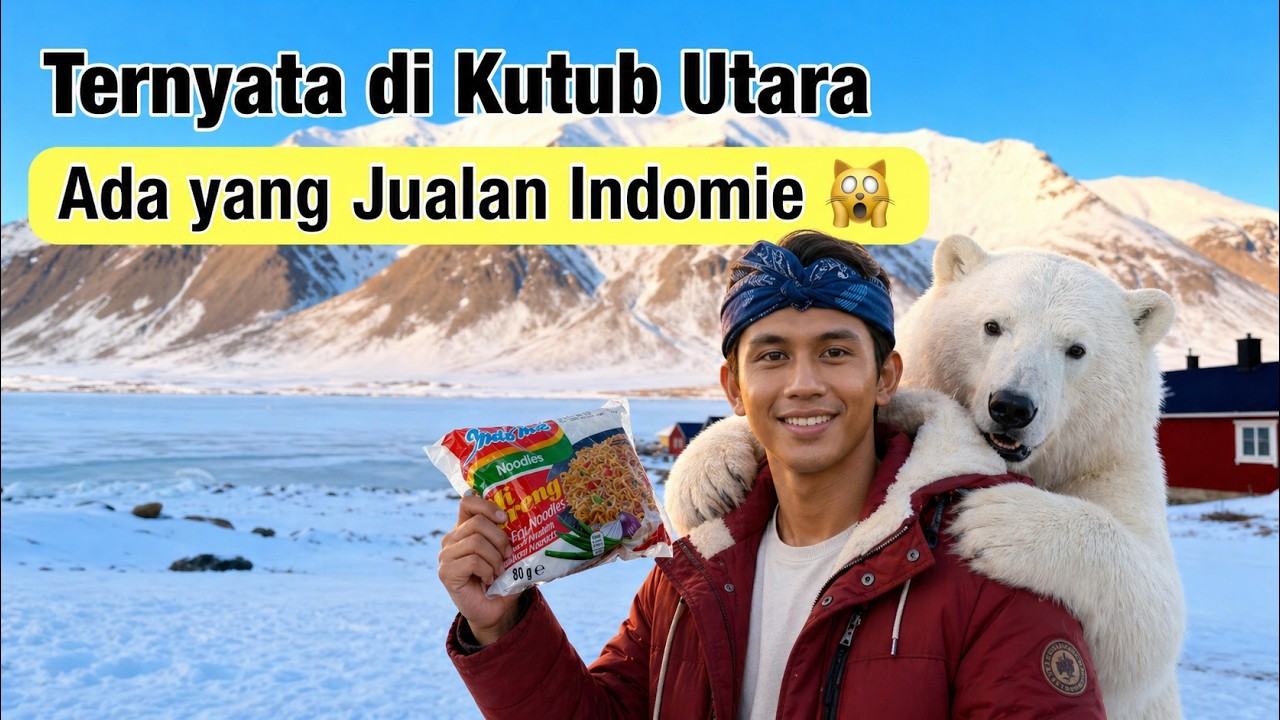 Di Kutub Utara Svalbard Ternyata Ada yang Jualan Indomie II Cari Makan Siang #WNI #arktik