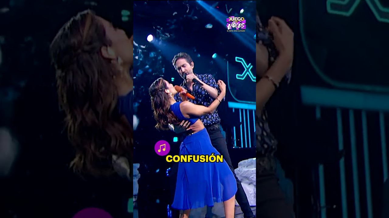 Mar&iacute;a Le&oacute;n vive un momento &uacute;nico con Benny Ibarra #juegodevoces