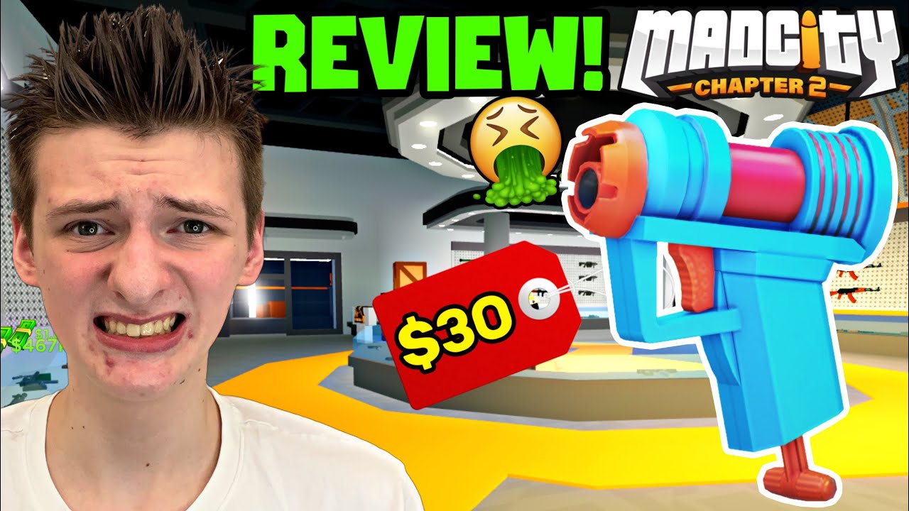 NERF RAY REVIEW In Mad City Chapter 2! (ROBLOX)