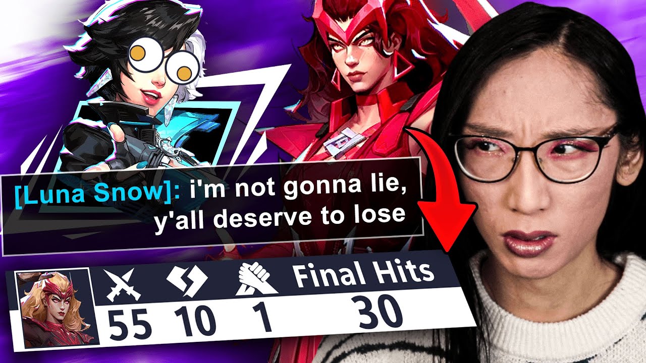 This annoying teammate said we all deserve to lose... I ended up hard carrying him with my Wanda.