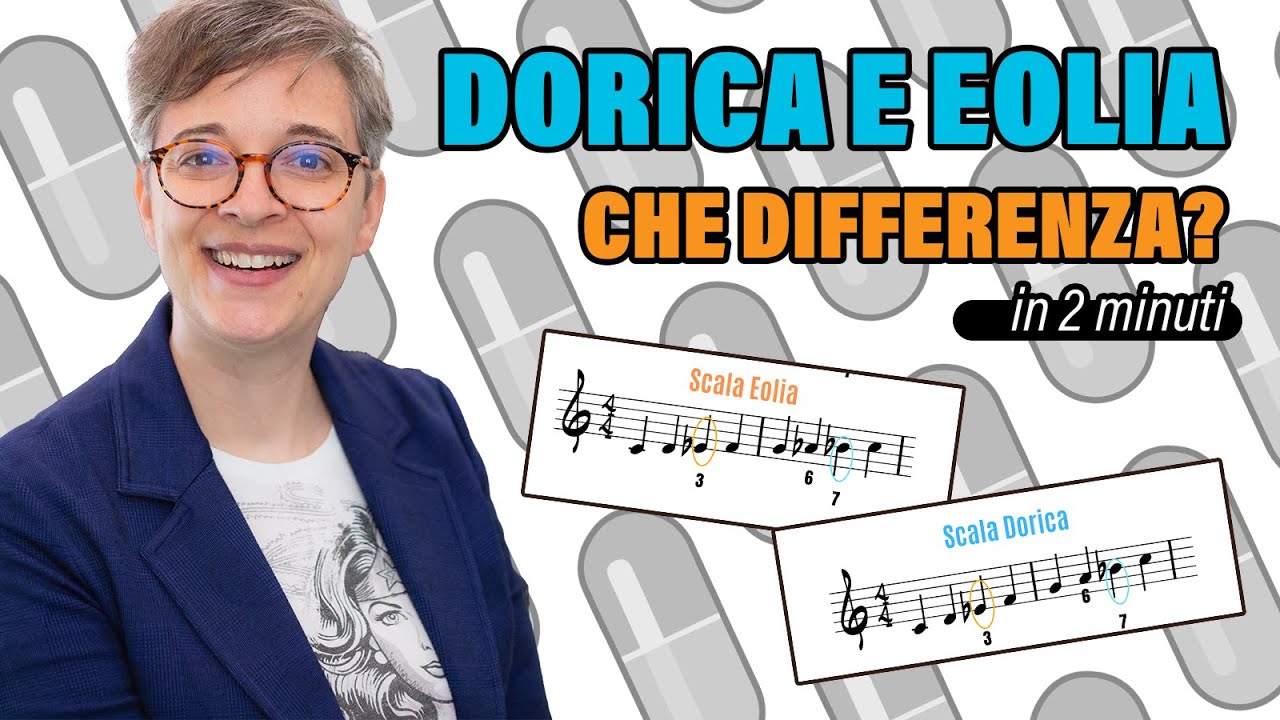 Scale modali ➡️ Eolie e Doriche differenze in 2 minuti