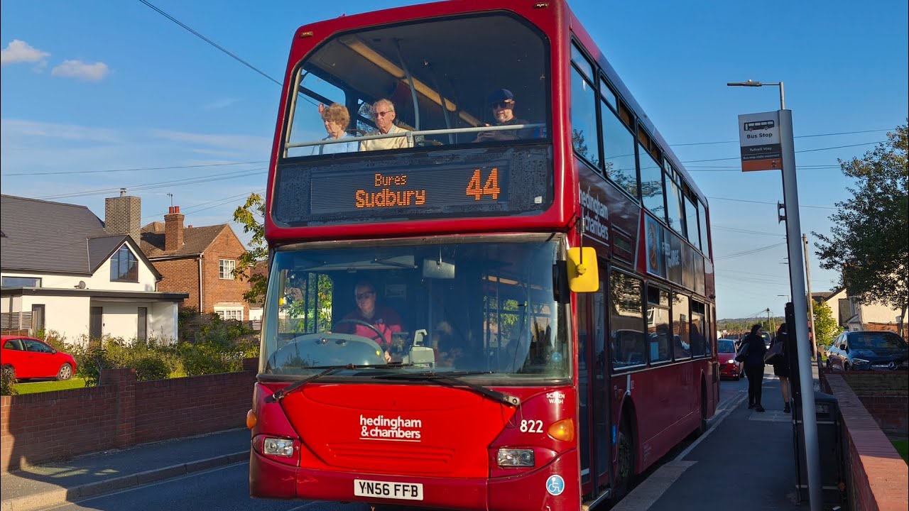 Rare Allocation and ZF - KonectBuses 822 Scania N94UD Omnidekka working the 44