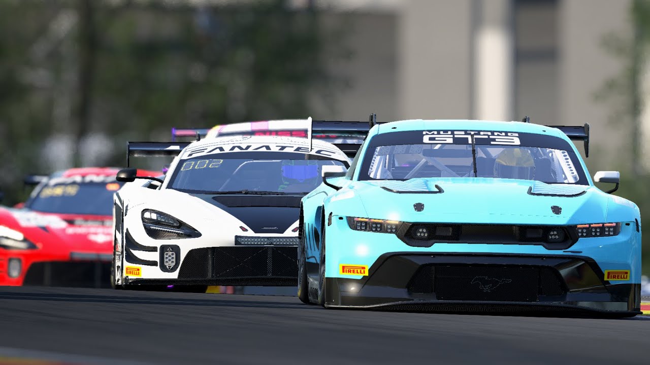 ACC | Mustang GT3 | Spa-Francorchamps Competition Racing | Moza R3 + Alien Mods Load Cell Kit
