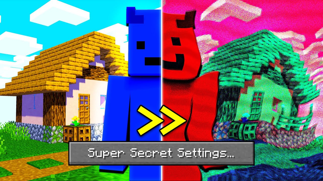 Dodałem SUPER SECRET SETTINGS do Minecraft...
